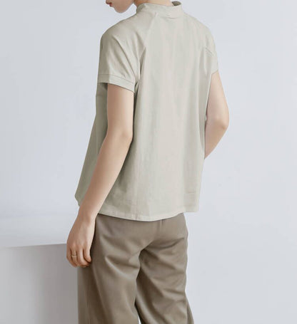 Adiffu Cotton Short-sleeved Women's T-shirt