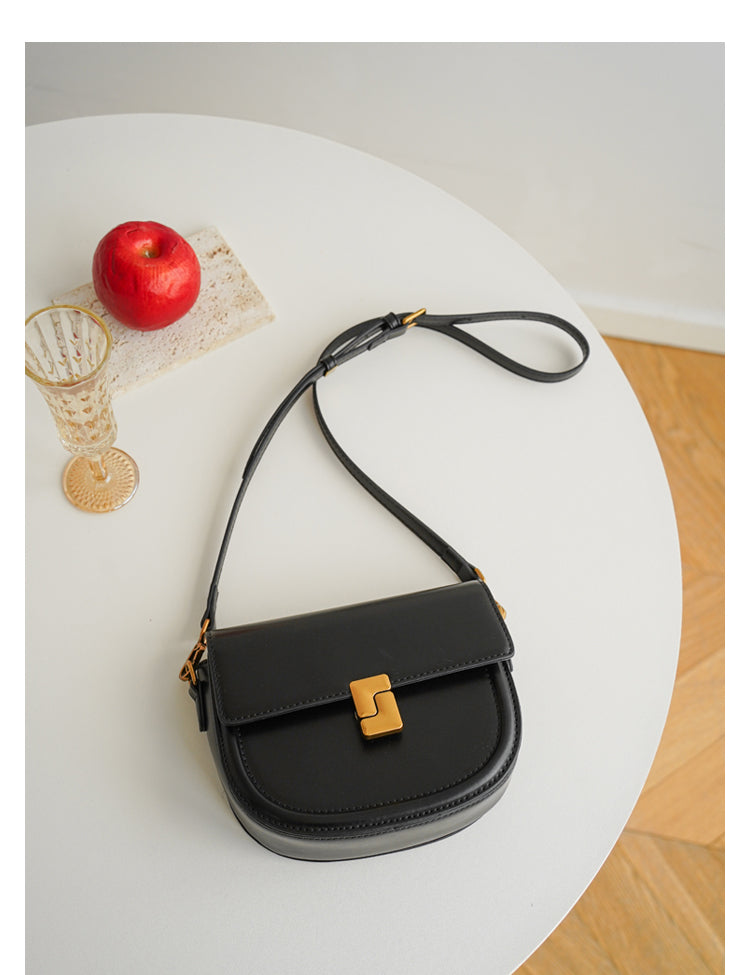 Adiffu Vintage Semi-round Saddle Bag