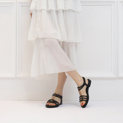 New Bohemian Retro Hollow Flat Comfort Tourist Beach Sandals