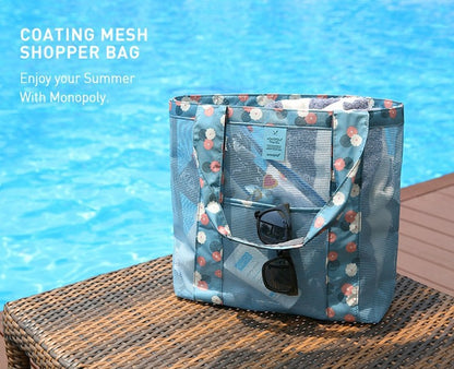 Adiffu Outdoor Travel storage Bag Large Capacity Beach Net Bag Clothes Storage Bag