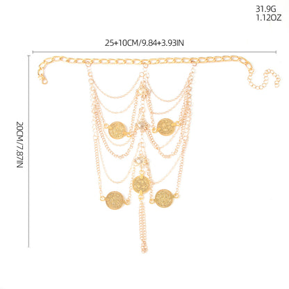 Multi-layer Fringe Anklet