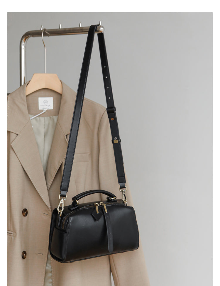 Soft Leather Pillow Bag For Women