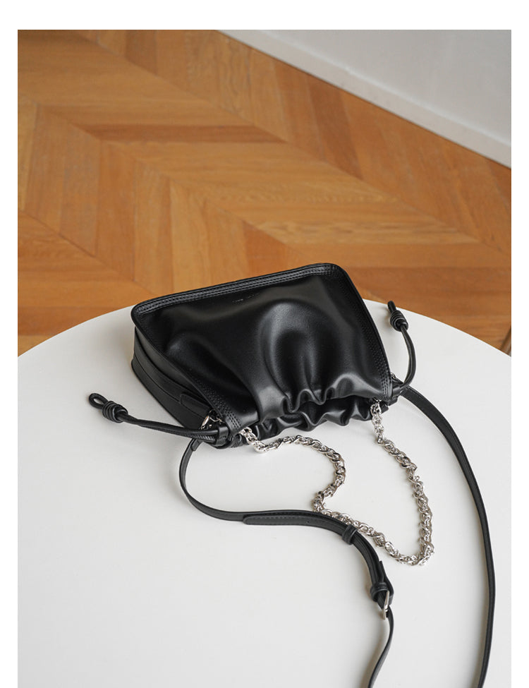 Adiffu Fresh Chain Pleated Bag