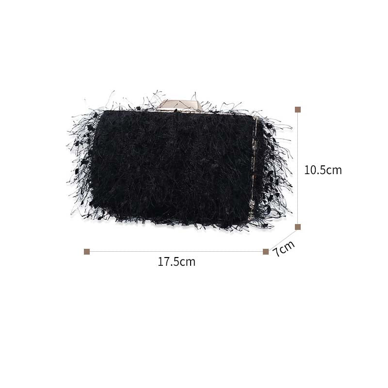 Adiffu Tassel Evening Bag