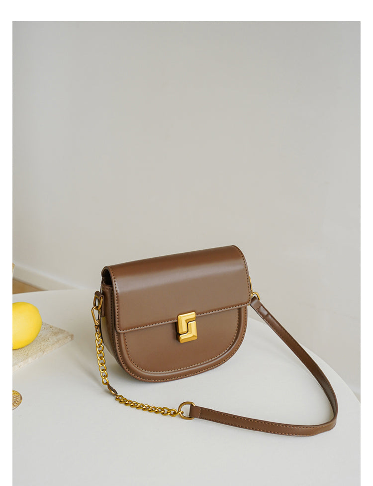 Adiffu Vintage Semi-round Saddle Bag