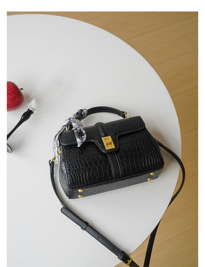 Adiffu Sophisticated Alligator Print  Crossbody Bag For Women