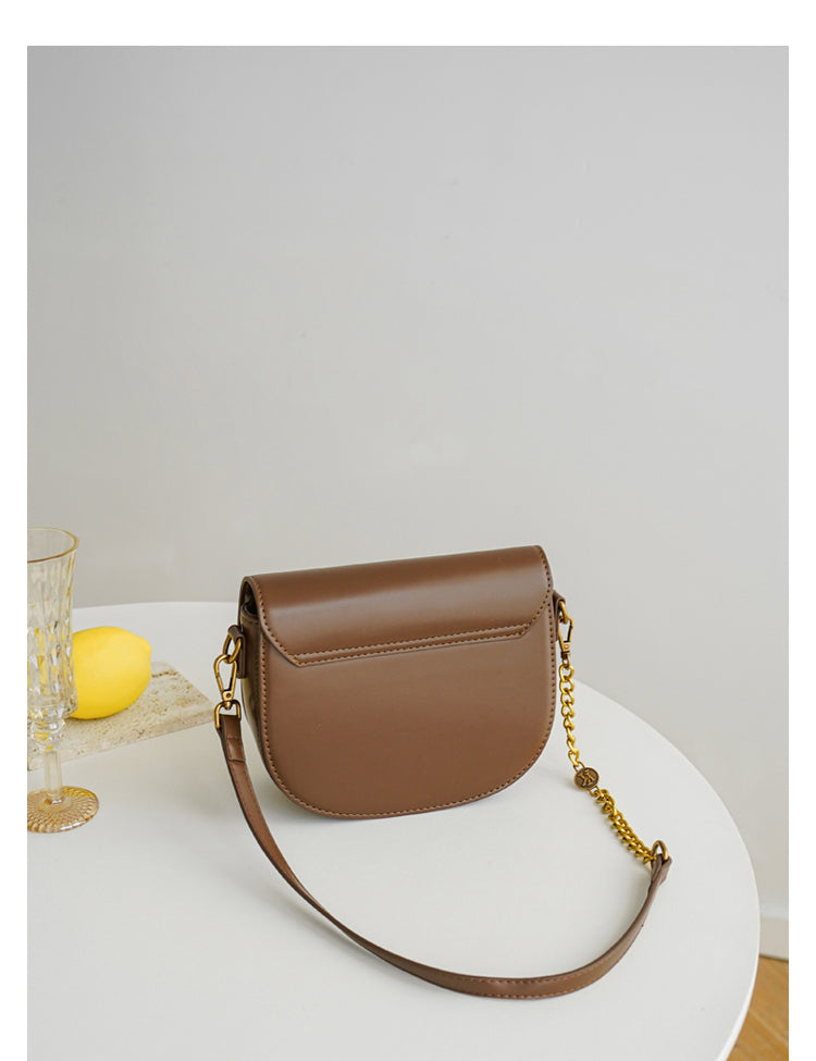 Adiffu Vintage Semi-round Saddle Bag