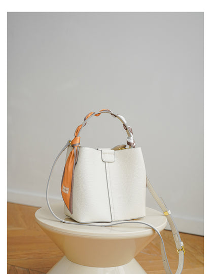 Adiffu Beige/Deep Yellow/Black Crossbody Bag And Handbag