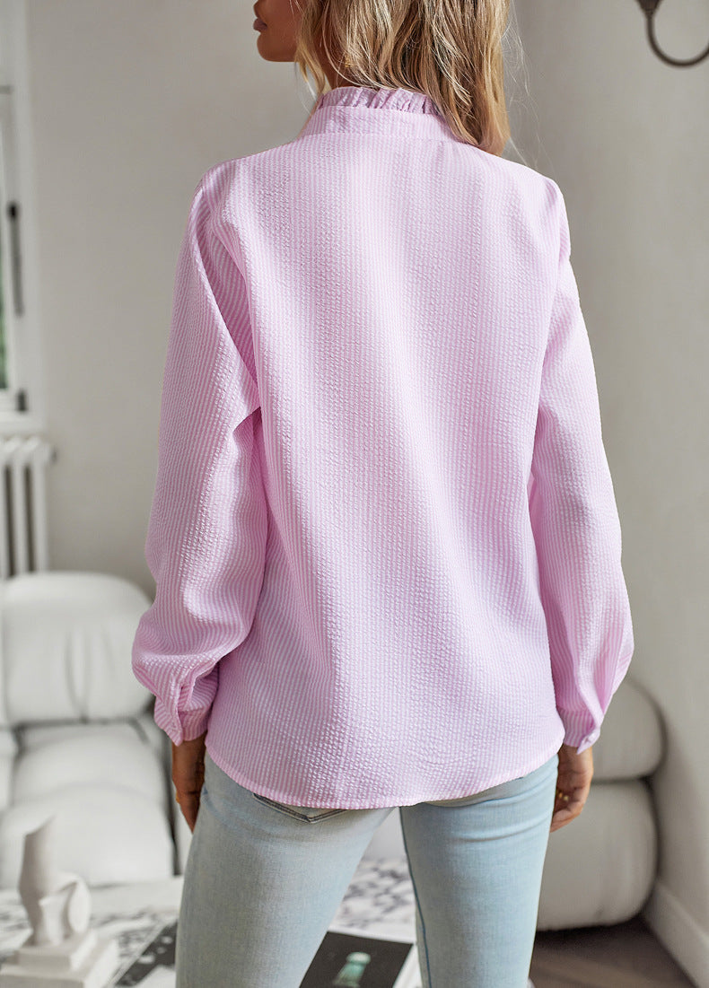 Adiffu Elegant Striped Blouse