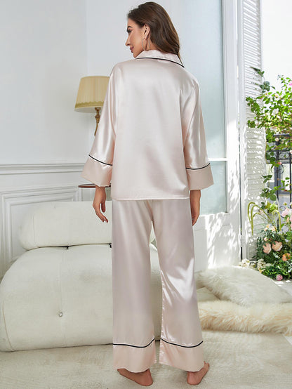 Adiffu Bridesmaid Pajamas - Bridal Party Gift - Bridesmaid Gifts - Long Pant Sleeve Set - Bachelorette Party - Pajama for Women