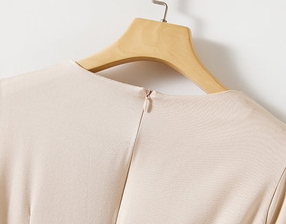 Adiffu Elegant Designed Bow Dress
