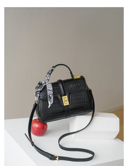Adiffu Sophisticated Alligator Print  Crossbody Bag For Women