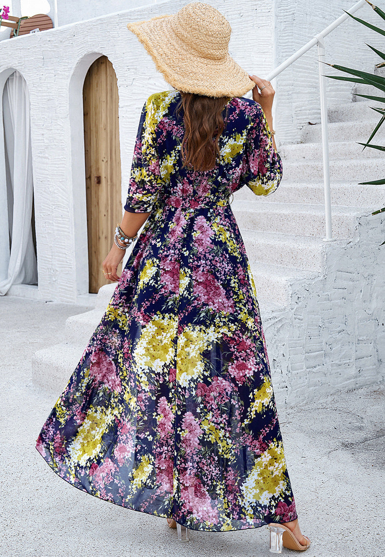Adiffu Elegant A-line Dress