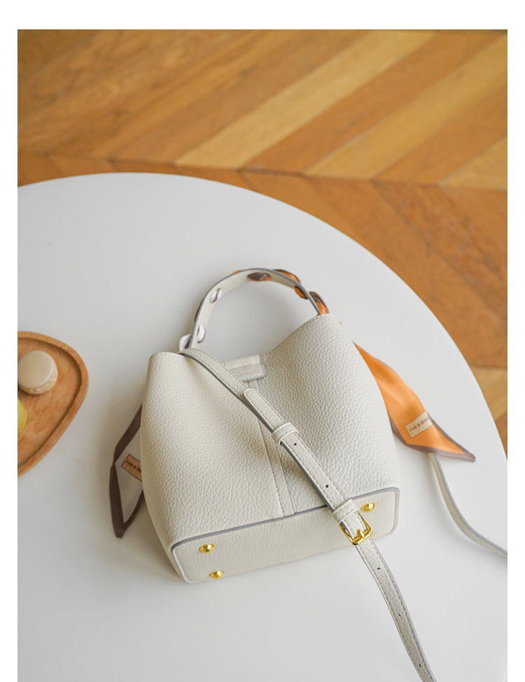 Adiffu Beige/Deep Yellow/Black Crossbody Bag And Handbag