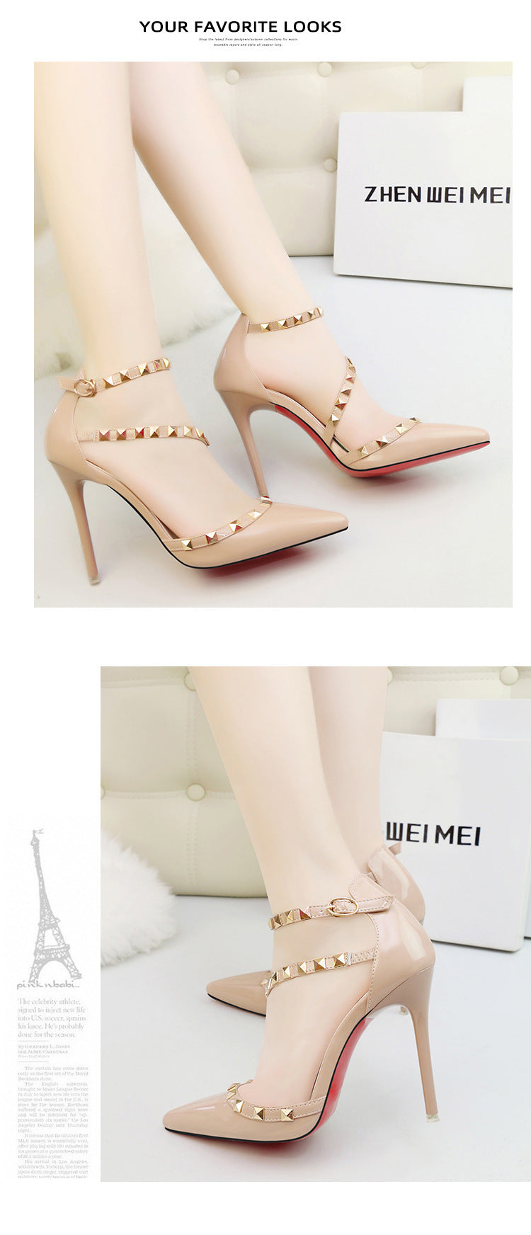 Adiffu Women's Stiletto High Heels