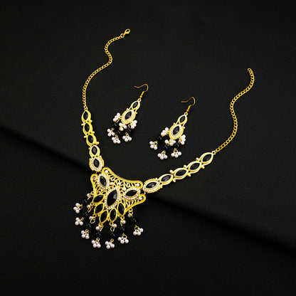 European and American Retro National Style Jewelry Set