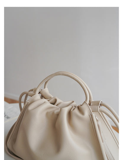 Soft Leather French Crossbody Bag