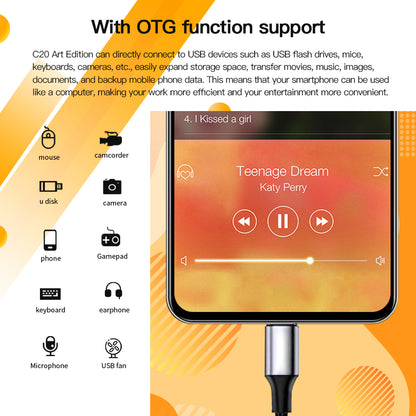 2024 New C20 Art Edition Smartphone 4G Network HD Screen 3+32GB Intelligent Mobile Phone