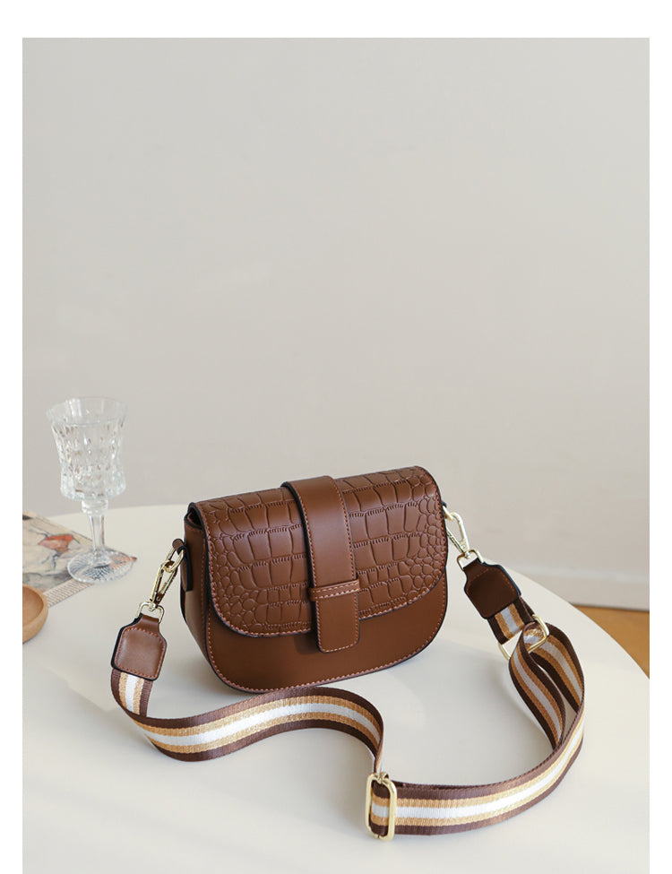 Trendy Saddle Crossbody Bag