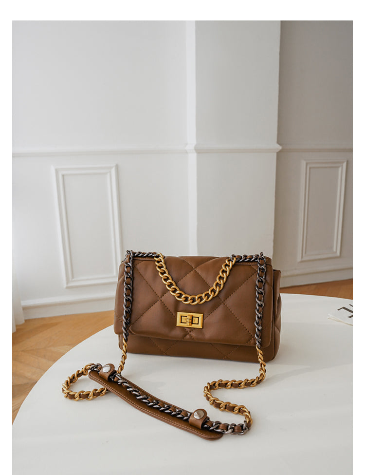 Adiffu Elegant Soft Leather Crossbody Tote