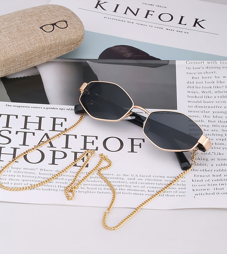 Adiffu Fashion Chain Sunglasses