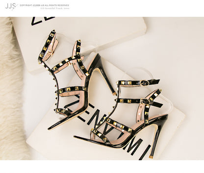 Retro Sexy High-Heeled Sandals