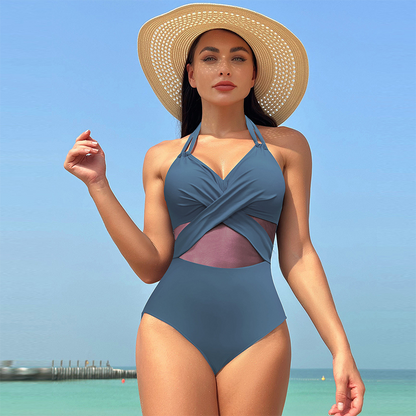 Adiffu Modern Stylish One-piece Swimsuit For Lady