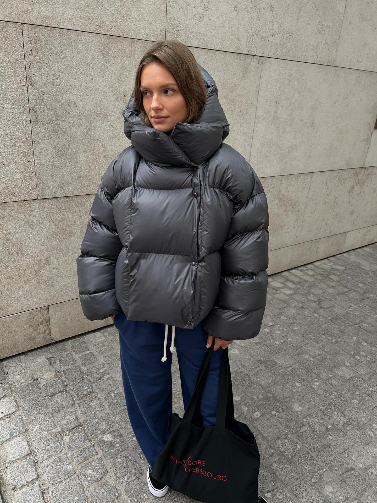 Adiffu Personalized Short Hooded Cotton-padded Jacket