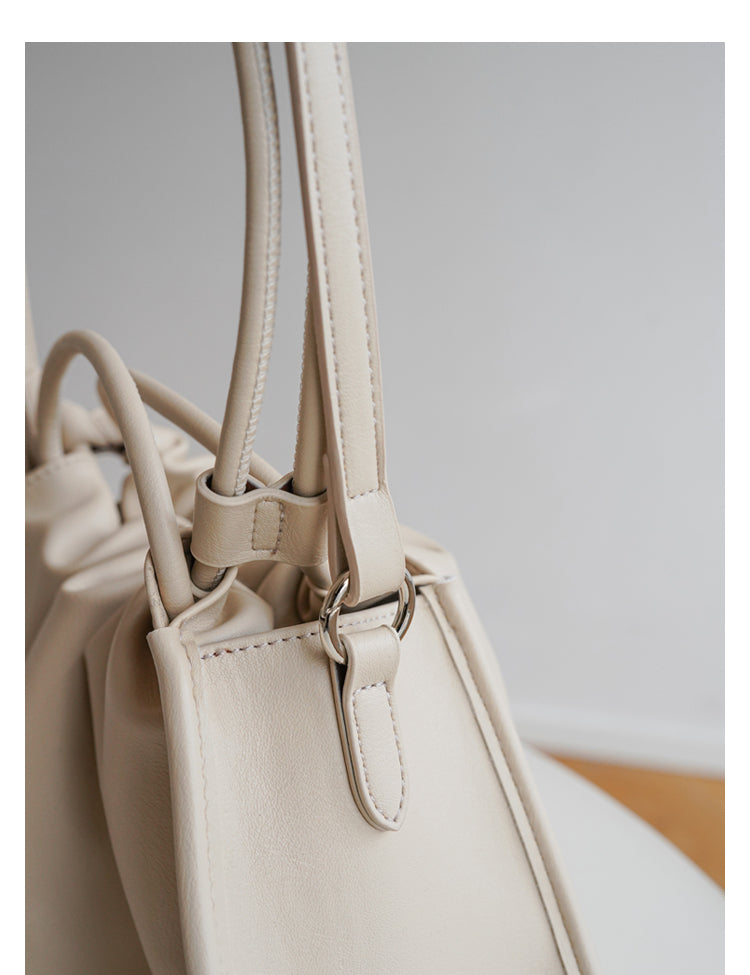Soft Leather French Crossbody Bag