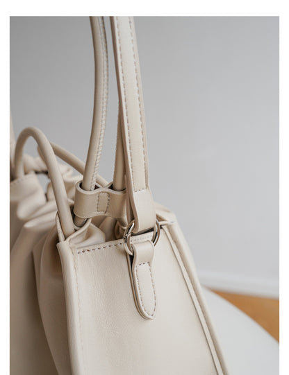 Soft Leather French Crossbody Bag