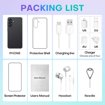 4G network new popular wireless charging A56 phone 3+32GB 6.75-inch Android smartphone