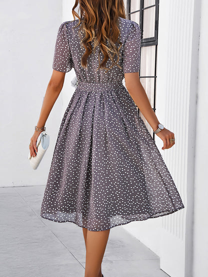 Summer Casual Polka Dot Print Dress