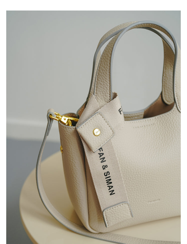 Solid Color Large Capacity Crossbody Bag