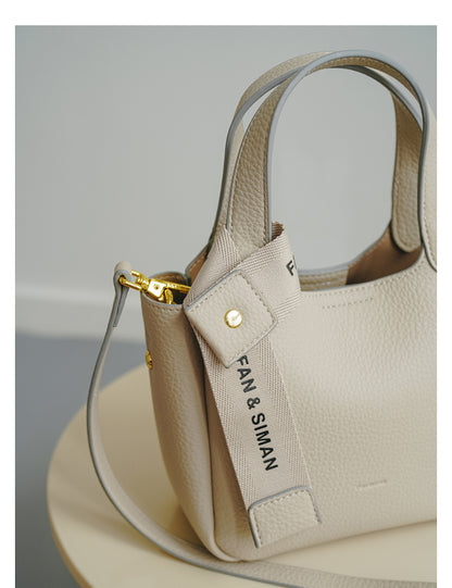 Solid Color Large Capacity Crossbody Bag