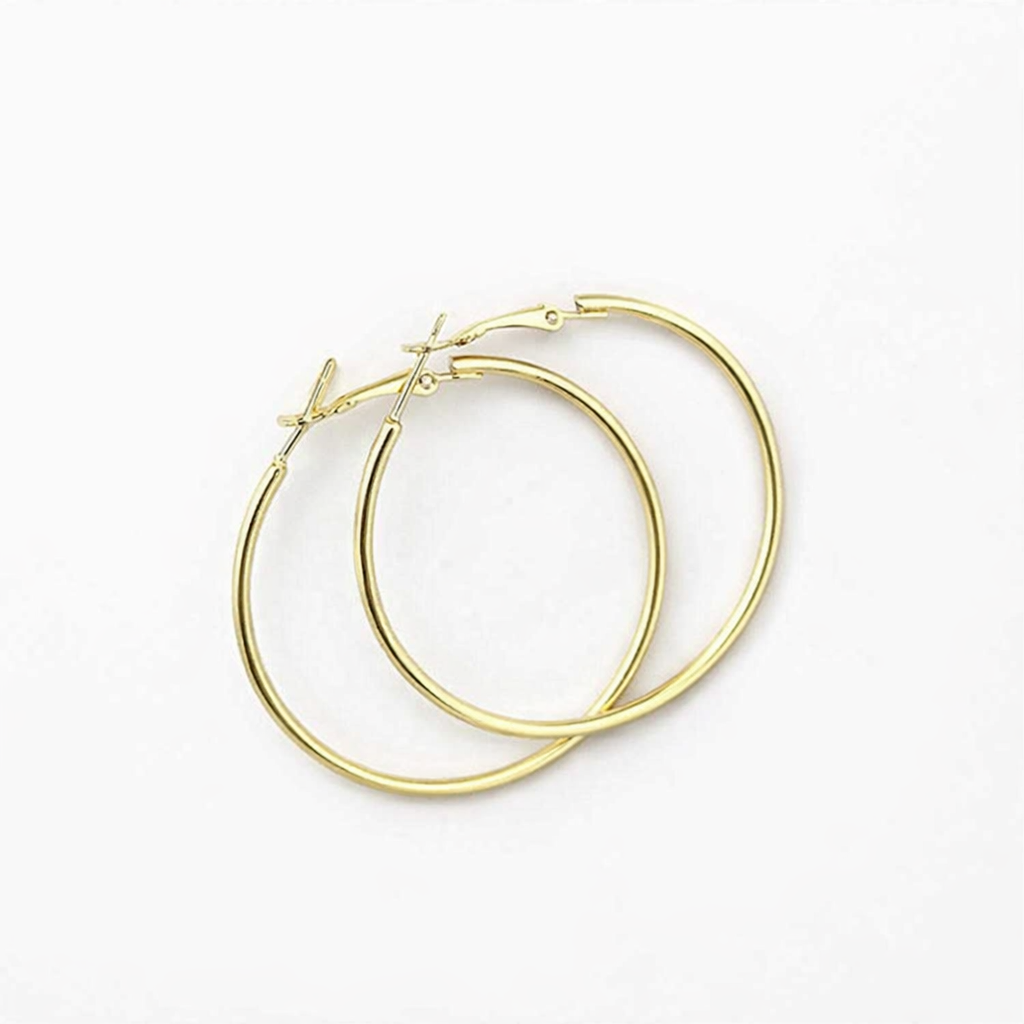 Adiffu European and American Fashion Round Earrings