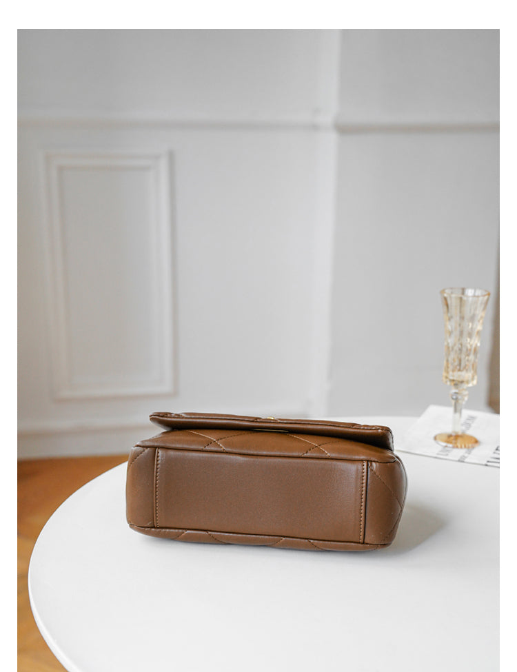 Adiffu Elegant Soft Leather Crossbody Tote