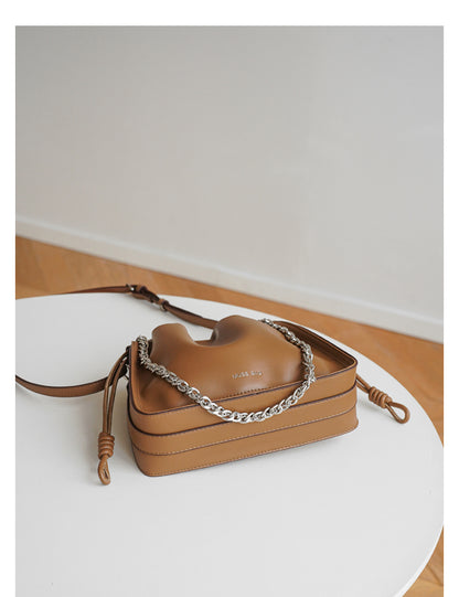 Adiffu Fresh Chain Pleated Bag