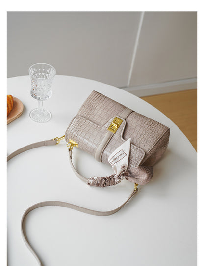 Adiffu Sophisticated Alligator Print  Crossbody Bag For Women