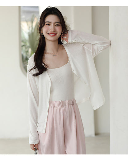 Adiffu Thin Air-conditioned Long-sleeved T-Shirt