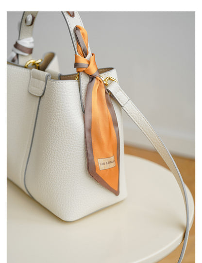 Adiffu Beige/Deep Yellow/Black Crossbody Bag And Handbag