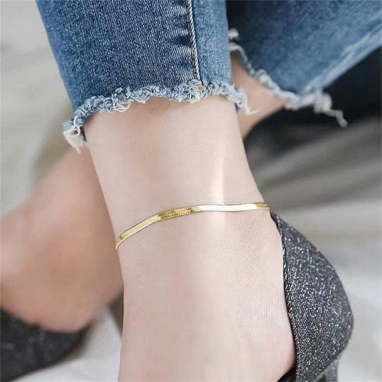 Adiffu Special Herringbone Anklet