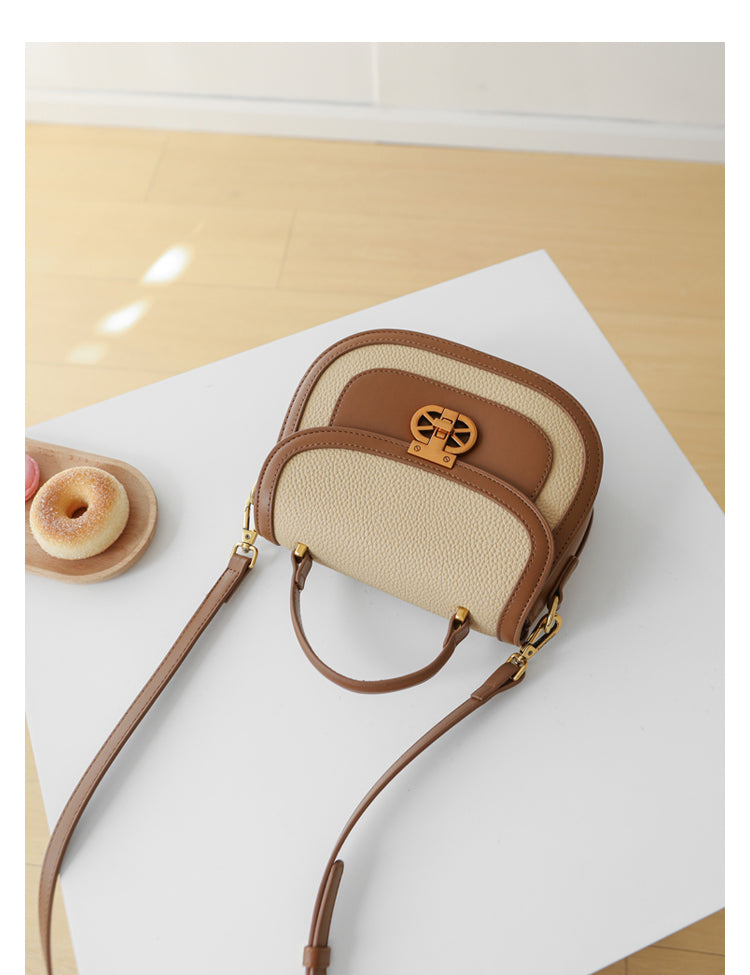 Adiffu High-end Saddle Bag Messenger Bag