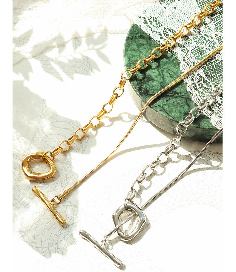 Adiffu Adjustable Length Sweater Necklace
