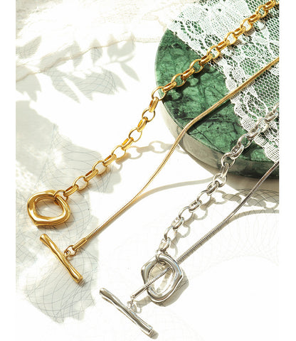 Adiffu Adjustable Length Sweater Necklace