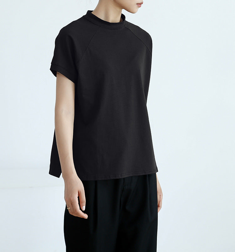Adiffu Cotton Short-sleeved Women's T-shirt