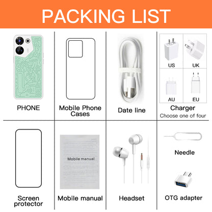 2024 New C20 Art Edition Smartphone 4G Network HD Screen 3+32GB Intelligent Mobile Phone