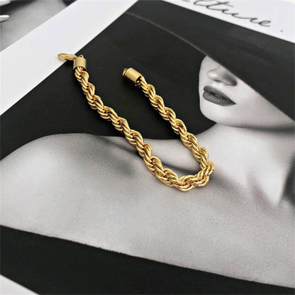 Adiffu Hip-hop Punk Twist Bracelet