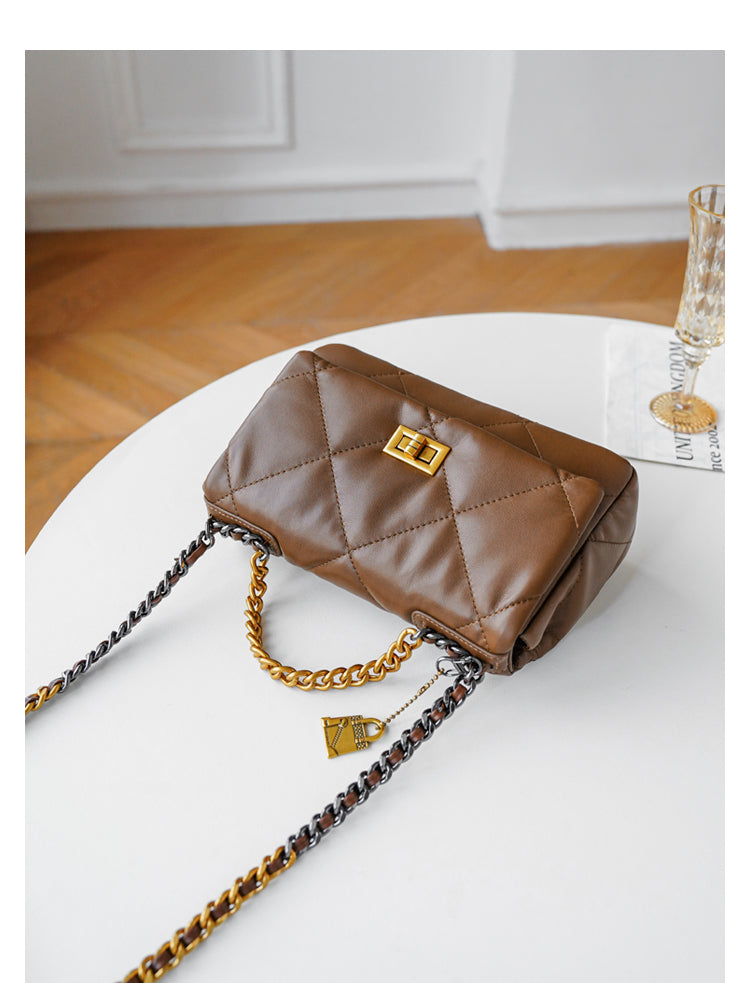 Adiffu Elegant Soft Leather Crossbody Tote