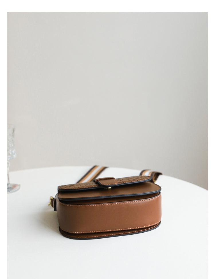 Trendy Saddle Crossbody Bag