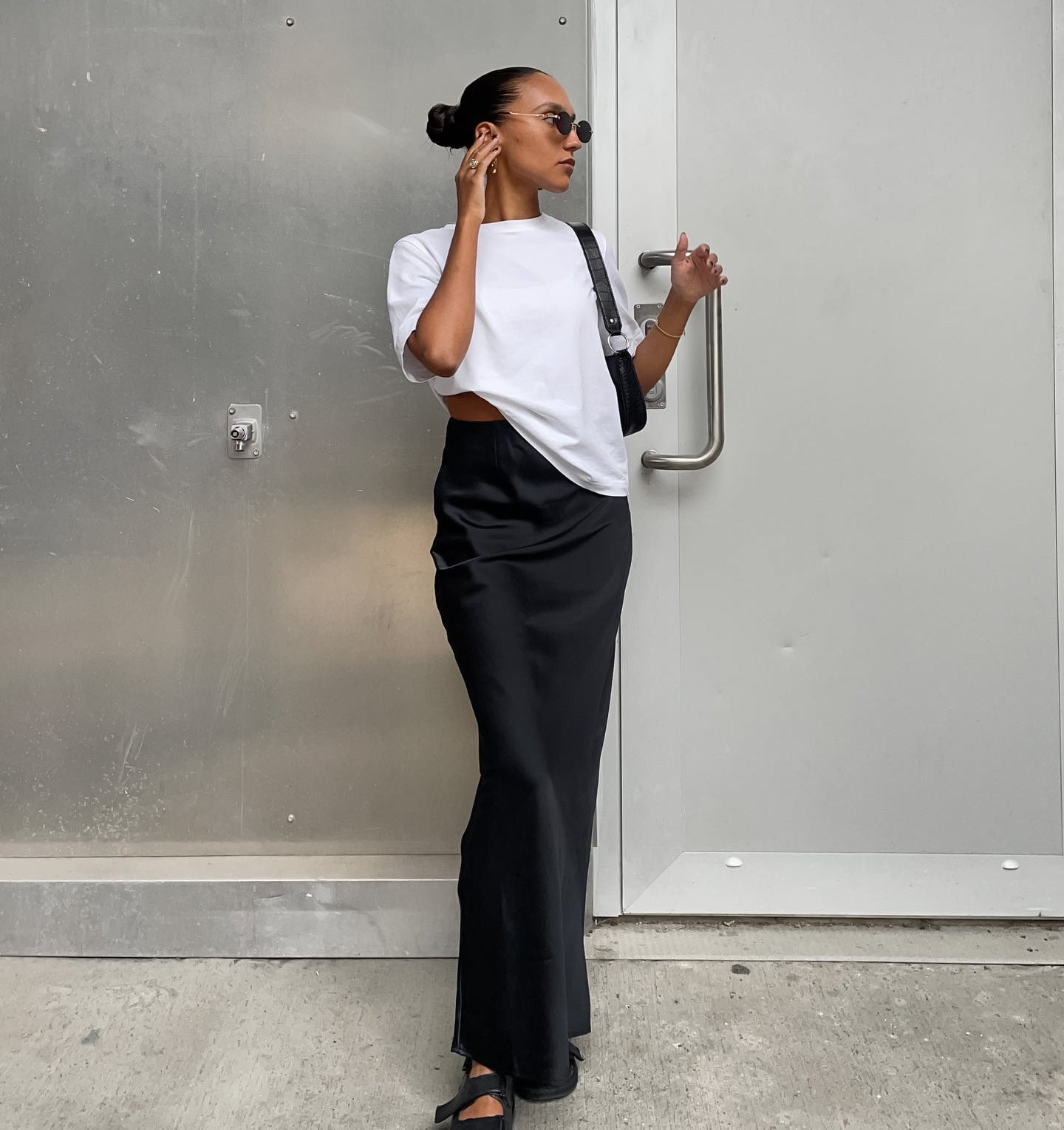 Luxe Satin Mermaid Maxi Skirt